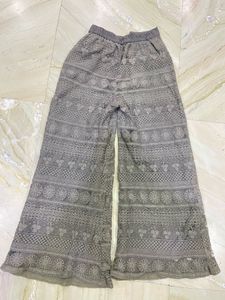 Chicken Net Wide Leg Plazo