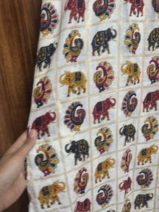 Elephant Print Sleeveless Dress