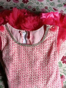 Size 28 Pink Flower Girl Dress
