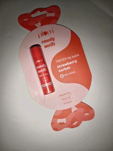 Plum Candy Melts Tinted Lip Balm in the "Strawberr