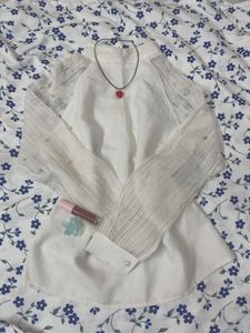 turtle neck white classy top