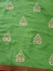 Elegant Green Saree