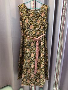 Fabindia Dress With Belt