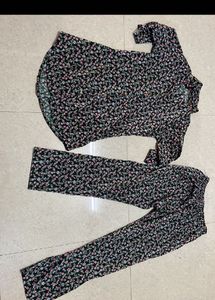 Floral Print Kurta Set