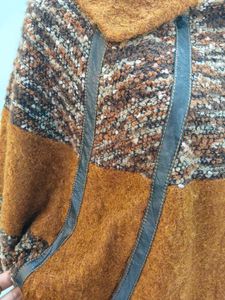 Brown Wool Blend Jacket
