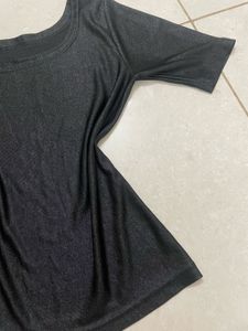 Dark Gray Basic T-Shirt