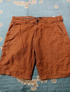 Brown Casual Shorts