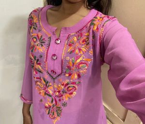Pink Kurta