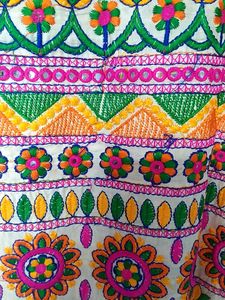 New Tailor Stitch Embroidery Kurti