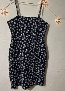 Daisy Print Mini Dress