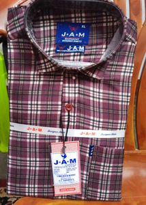 Stylish J+A+M Checked Shirt