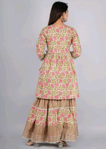 Floral Print Kurta Set