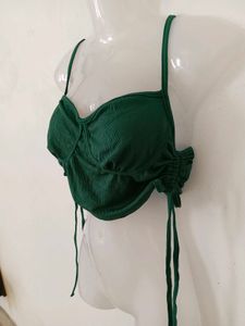 Green corset Top