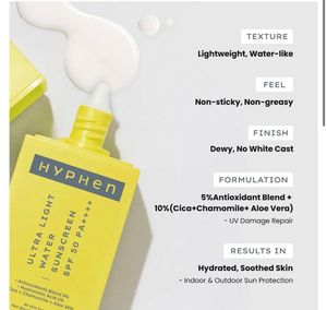 Hyphen Lightweight Sunscreen SPF 50