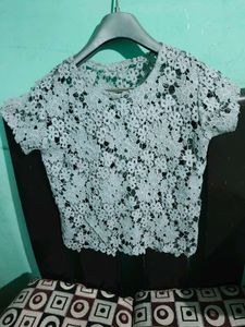 Crochet Net Crop Top
