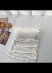 White Tank Top Cute and Fitting