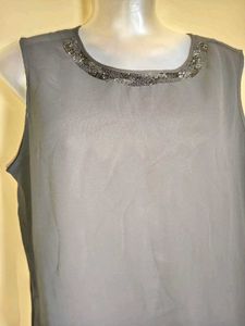 Black Sheer Layer Dress Large/ XL Size