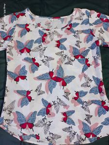 🦋 Butterfly White Top