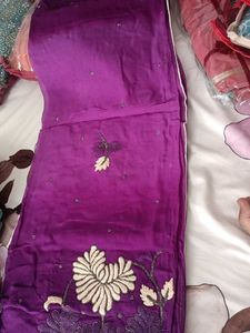Purple Stylish Saree