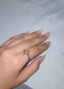 Gold Ring With Diamonds