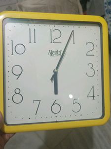 Yellow Beautiful Wall Watch