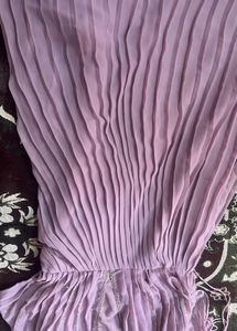 Elegant Lilac Ethnic Gown