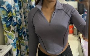 Crop Top Grey