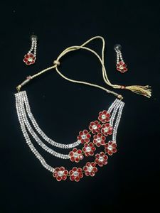 Beautiful Necklace With Earings For Womens 😍🔥