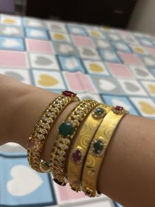 Elegant Gold Plated Bangles 4