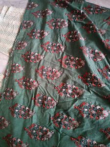 Green Printed Kurta set