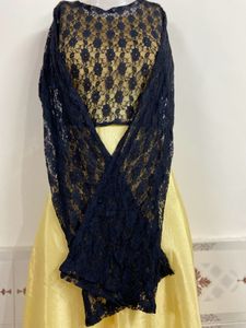 LONG FROCK WITH NET JACKET