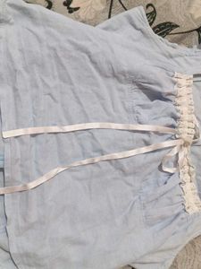 Light Blue Cottagecore Top