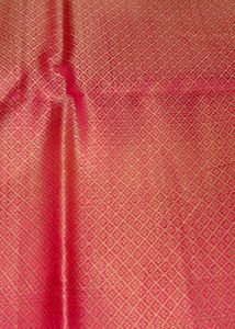 Hot Pink Silk Saree