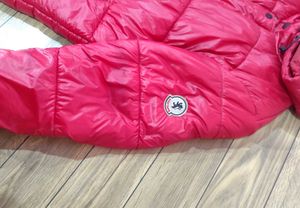 Stylish Red Quilted Puffer Jacket for Men