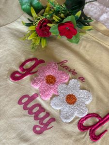 Cute Floral Graphic Tee