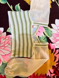 Vintage Crochet Floral Top