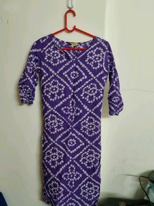 Bandhani Print Dress
