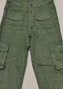 Vintage Green Cargo Pants