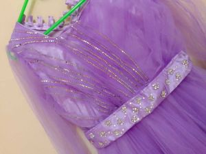 Lavender Tulle Party Dress