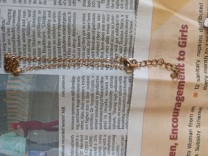 Gold Tone Charm Bracelet