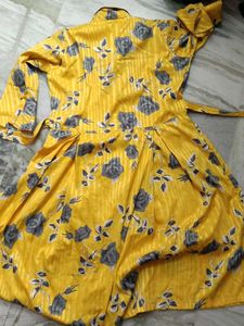 Floral Yellow Dress