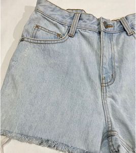 Denim Higt Waist Shorts