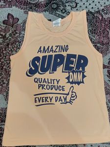 New Sando Type T Shirt..Unisex .. Sleeveless