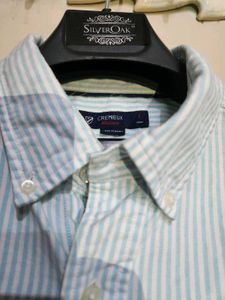 Striped Button-Down Shirt
