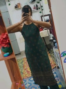 Sleeveless Green Kurti .. ✨