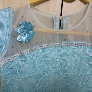 Elsa Gown 32 Size Girl&#39;s Frock,  6 to 9 Years,