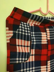 Check Trousers Multicolour With Pockets