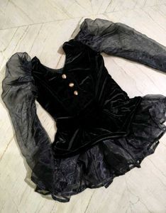 Elegant Black Ethnic Gown