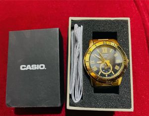 Gold Casio Watch with Box New Wdt Tag