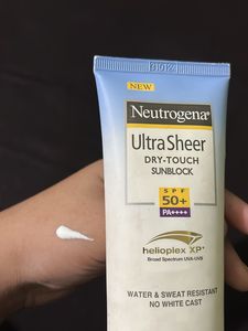 Neutrogena Spf 50-Ultra Sheer Sunscreen